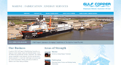 Desktop Screenshot of gulfcopper.com